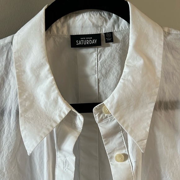 Kate Spade Saturday button up cotton shirt XS - Picture 4 of 5